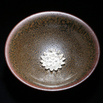 Jiacan Kiln Li Jiadang Tianmu Zhan Jianzhan Pure Silver Decoration Cup Pingming Cup Master Cup Master Cup Oil Drops Partridge Tianmu