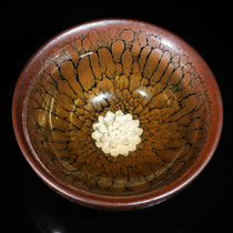 Jia Zhan kiln Li Jiadang Partridge oil drops Tianmu Zhan Jianzhan Kung Fu tea cup tea cup Master Cup Master Cup gold wisp