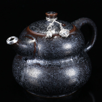 Jiacan kiln Li Jiatan Yao Tianmu porcelain ceramic teapot filter handmade home gift teapot