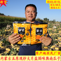 Inner Mongolia Xin salt baked cooked pumpkin seeds large gourd seeds white melon seeds nut snacks buy 5 packs get 1 pack free