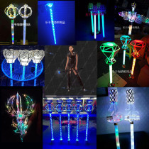LED luminous scepter champagne scepter wine Zen Rod diamond hand scepter bar out wine Scepter
