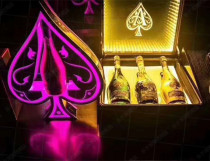 Bar glowing wine seat a spades wine box champagne box wine box wine base cocktail rack laser wine seat