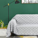 American sofa blanket cover dustproof sofa towel cover blanket living room ສີແຂງຝ້າຍ knitted tassel sofa thread blanket