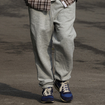 Nobodyknows autumn and winter high-gram heavy velvet knitted loose micro-cone mens and womens casual sweatpants