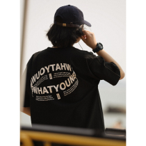 Nobodyknowns Summer Pure Cotton Base Multicolor Letters Printed 100 Hitch Casual Male And Female Loose Tide Short Sleeve T-shirt