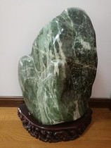 Duyu ornaments natural Nanyang Dushan jade green stone about 100 pounds
