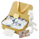 eoodoo Newborn Baby Set ຂອງປະທານແຫ່ງການເກີດໃຫມ່ຂອງເດັກນ້ອຍໃນພາກຮຽນ spring ແລະ summer ເຄື່ອງນຸ່ງຫົ່ມຝ້າຍບໍລິສຸດເຕັມເດືອນຂອງປະທານແຫ່ງກອງປະຊຸມ