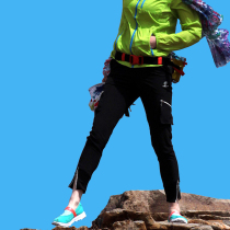 TECTOP 2021 spring outdoor stretch casual pants womens nine-point pants quick-drying mountaineering slim breathable ultra-light
