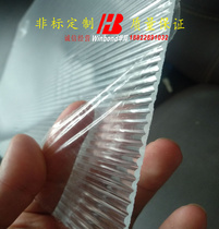 Striped acrylic plate Wave pattern crystal pattern plate Plexiglass plate Thickness stripe plate custom cutting processing