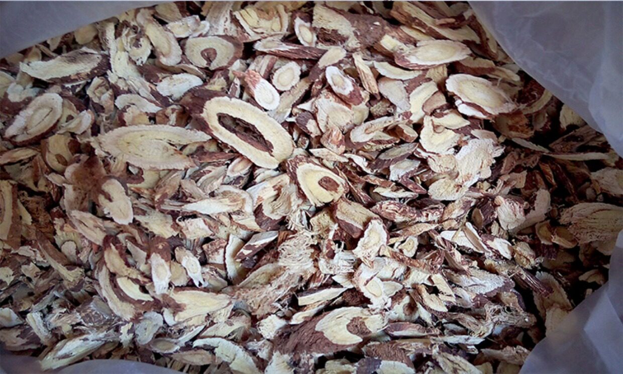 新货甘肃武都天然野生老红芪残片500g包邮无硫中药材野生黄芪残片