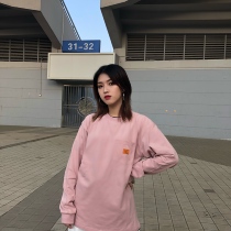 LKSTORE KTDA day-based basics five-color long sleeve loose male and female lovers loose necropolis flush