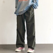 LKSTORE PUNIAMA 19SS DAYS RETRO LOOSE STRAIGHT BARREL BROADLEGGED PANTS MEN AND WOMEN COVETY LONG PANTS