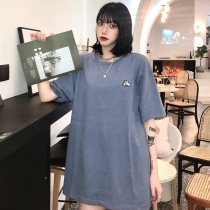 KTDA 2020 spring and summer new heavy cotton tricolor Japanese washed short sleeve men and women National tide Joker base tee