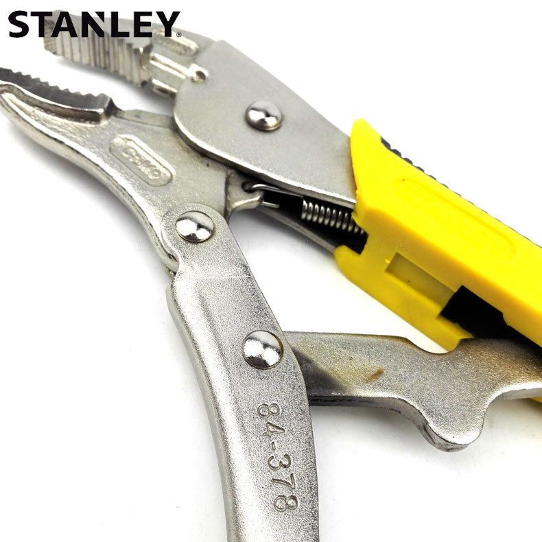 史丹利 弧齿大力钳5寸84-367 7寸368 10寸84-369-23 加硬84-378_8折