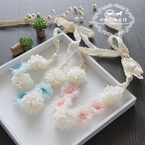 Korean brand childrens hair accessories girl fresh flower hair band flower girl decorative hair band