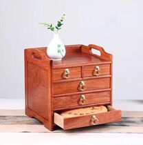 Myanmar Flowers Pear Pry Tea Pan Red Wood Open Tea Basin Solid Wood Per Tea Sub Tea Box Detached Tea Tray Tea Tray Tea Cake Collection