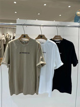 Retro round collar letter printed short sleeve T-shirt female valley slave fashion casual loose student big code female t harbor wind