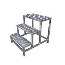 Aluminium alloy industrial safety terraces tread terraces mobile working terraces pedal terraces warehouse shelving high tables