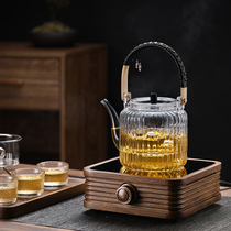 Linzi tea recalls heat-resistant glass cooking teapot electric tea stove household health steam tea cooker set electric pottery stove