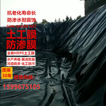 Anti-seepage membrane Fish pond special breeding waterproof membrane reservoir waterproof cloth lotus root pond geomembrane black plastic film