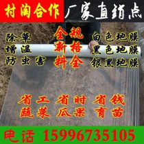 Orchard mulch Agricultural weeding film White black silver black two-color film Decoration protective film Plastic film Engineering film
