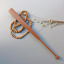 Fan folding fan monk head old Jade bamboo 95 inch 10 inch Siyu fan old medium bamboo old bamboo water mill Jade bamboo