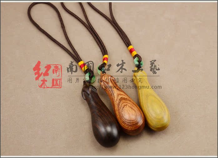 大叶黄花梨葫芦手把件,木制葫芦把玩意批发图片