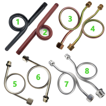 Pressure gauge elbow buffer pipe buffer bend stainless steel gauge bend outer wire DN15 inner wire M20 * 1 5