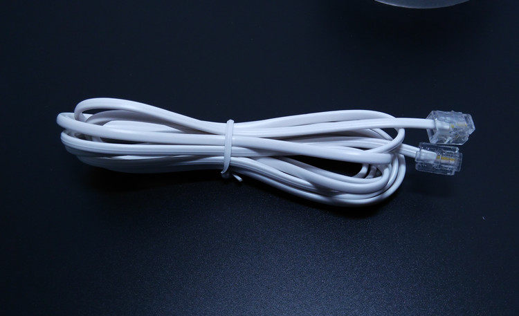 成品电话线2芯1 5 20 30 50米m固话座机线电话线延长线电话机连接