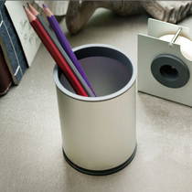 Aluminum alloy pen holder metal aluminum alloy pen holder creative fashion office decoration pen cup precious pen storage circle