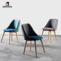 Northern European American Lazy Little Room Bedroom Office Chair Country Linen Flexible Package Chair Single-person Sofa Chair