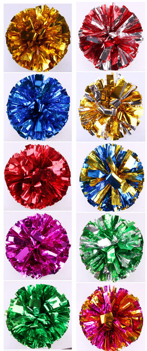 大号啦啦操花球拉拉队手花广场舞彩球手摇花啦啦花球健美操彩花