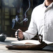 Porcelain Hengtang aromatherapy stove lying incense line incense agarwood stove sandalwood stove simulation incense incense box incense plug household ornaments