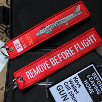 The J-20 Veyron flight removed before the ribbon keychain creative personality buckle bags awake shown woven label flag cloth