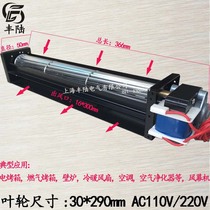 Taiwan quality Shanghai Fenglu FLE 30290 AC220V cross flow fan through fan 300*310*366
