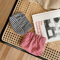 Plaid small fresh coin purse mini cosmetic bag key girl coin bag student card bag canvas earphone bag new