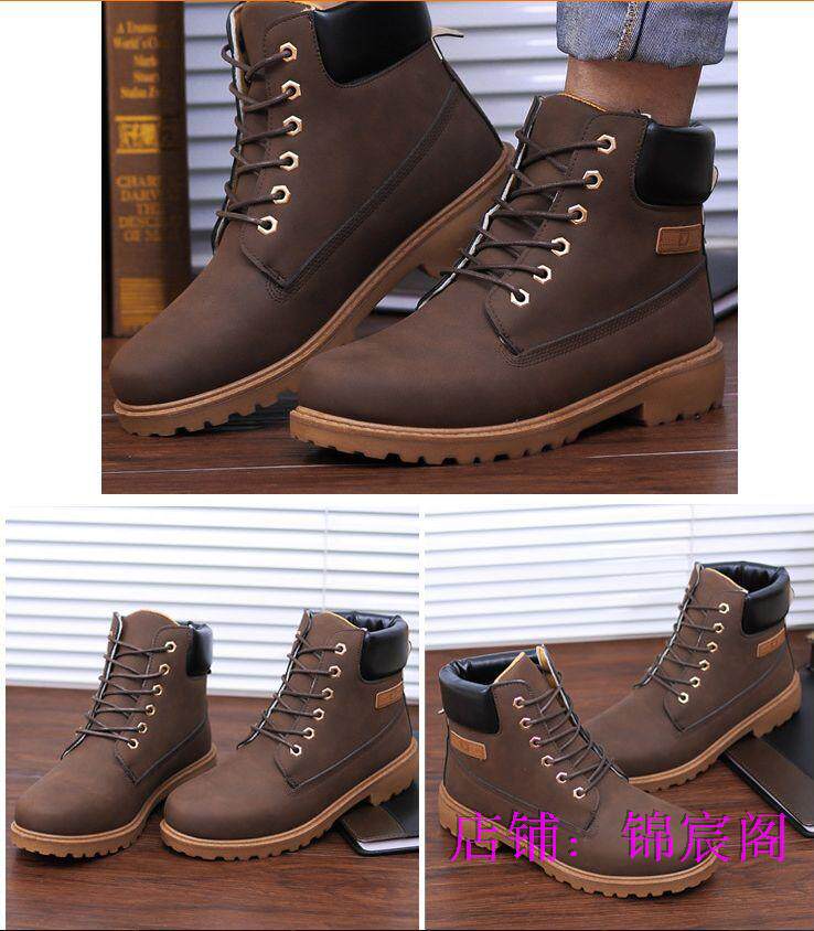 Сапоги 2016 winter warm shoes men boots causal retro shoes boy boot