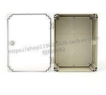 Transparent 400 * 300 * 160 ABS anti-tank plastic waterproof dark wire instrument dust-proof wiring box base box SG