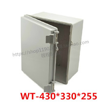 WT 430 * 330 * 255 sealed work control box junction box plastic switch distribution box installed outside the cabinet room