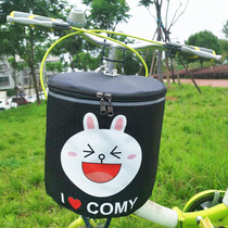 Bicycle Basket Front Car Basket Electric Scooter Basket Folding Car Basket Canvas BMX Cloth Basket Car Basket