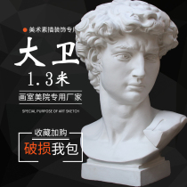 Gypsum statue David Head plaster teaching aids sculpture ornaments sketch model teaching aids art supplies decorative photography