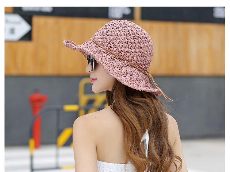 遮阳帽女夏季防晒户外出游百搭学生遮脸沙滩帽太阳冒可折叠凉帽子