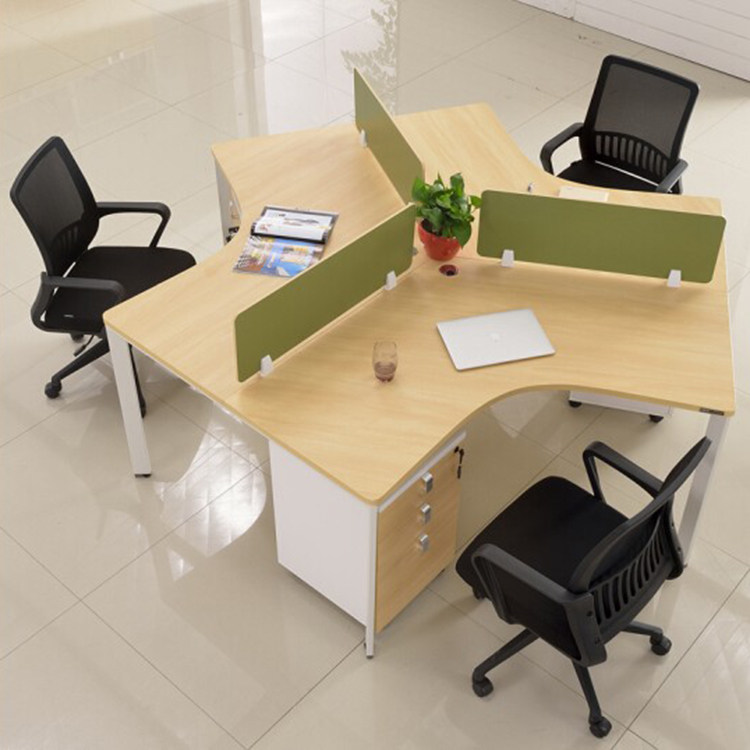 伟豪家具 三人位职员组合工作卡位 简约现代办公电脑桌_不打折现价