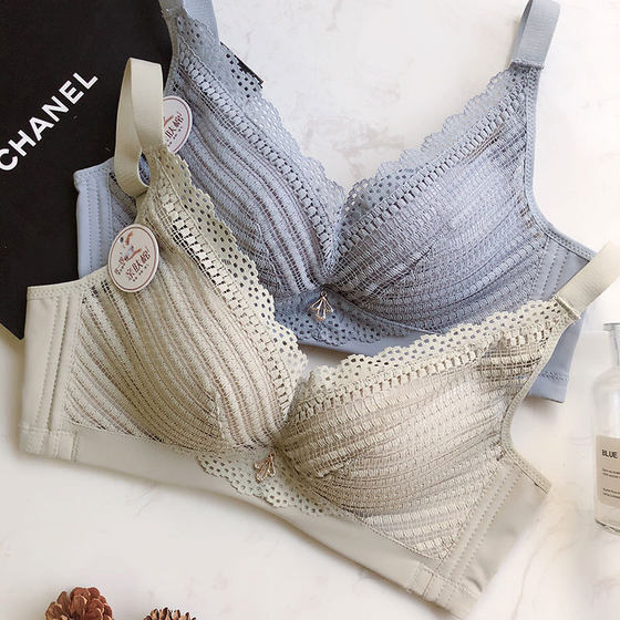 Underwear Spring and Summer New Thin Bra Adjustment Large Size Paired Breast Bra Rays Women 2025 Underwear Spring and Summer New Thin Bra Adjustment Large Size Paired Breast Bra Rays Women 2025