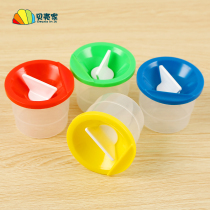 Children Toning Cups Paint Bucket Drawing Utensils Wash Pen Cups Plastic Eco-friendly Painting Cups Painting Shelf Cups Tone Trays
