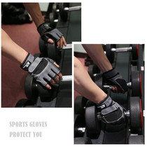 Fitness gloves dumbbell gloves non-slip wear-resistant breathable gym gloves half finger gloves