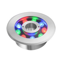 Fountain Light Gushing Spring Light Led Waterproof Seven Color Underwater Spotlight Pool Pool Landscape Flush embedded hollow underwater lamp