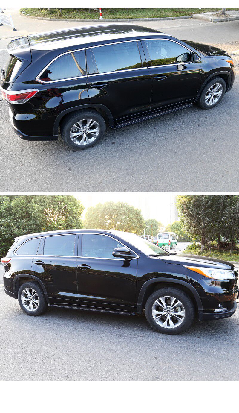 丰田07-22款汉兰达原厂款外侧脚踏板改装专用装饰18汉兰达踏板