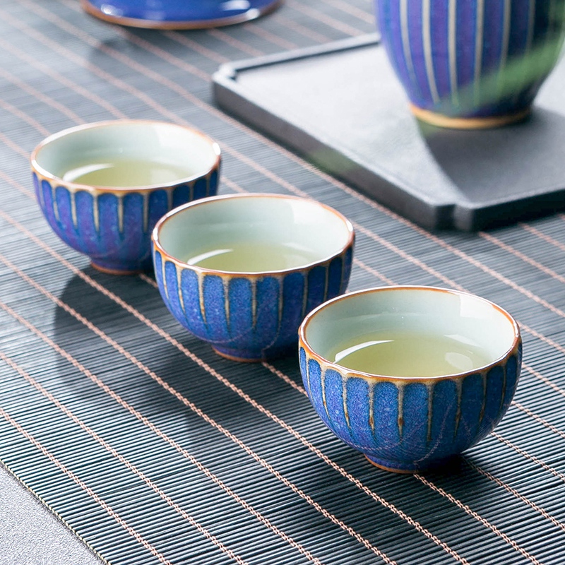 Make tea tea red glaze, suit for household of Chinese style office receives a visitor kung fu tea set up with jingdezhen ceramics