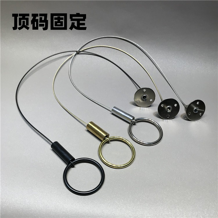 Clothing Store Rings Gold And Silver Wire Hanging Show Rack Hanging Clothes Hooks Display Hanging Shelf Metal Hanging Chain-Taobao
